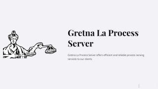 Gretna La Process Server