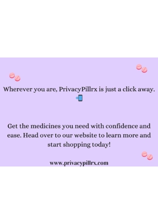 Promotional: Wherever you are PrivacyPillrx is just a click away