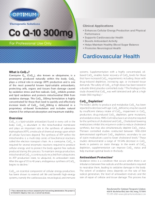 CoQ-10 300 mg by OTS – Cellular Energy & Heart Health Support