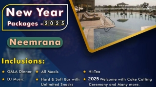 Neemrana New Year Packages 2025 - Book with CYJ @8130781111