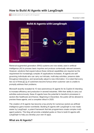 How to Build AI Agents with LangGraph