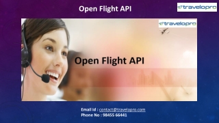 Open Flight API