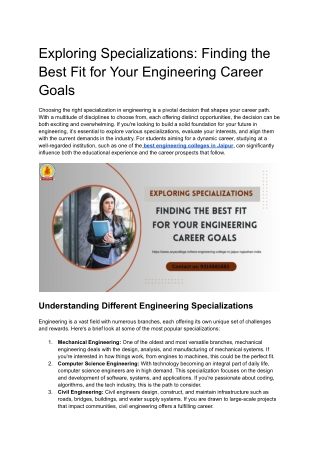 Exploring Specializations_ Finding the Best Fit for Your Engineering Career Goals