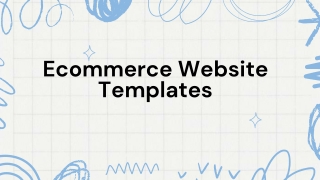 Boost Online Sales with High-Impact Ecommerce Website Templates