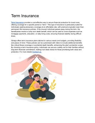 Term Insurance
