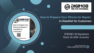 How to Prepare Your iPhone for Repair A Checklist for Customers