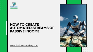 How to Create Automated Streams of Passive Income