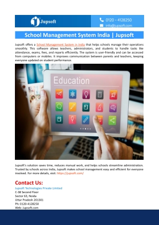 School Management System India