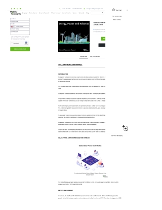 Solar Power Bank Market