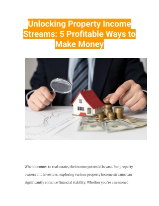 Unlocking Property Income Streams_ 5 Profitable Ways to Make Money- Estate Agents Royal Docks