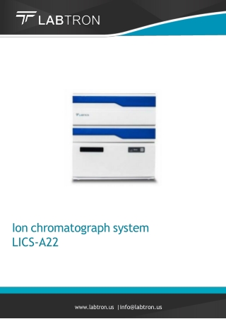 Ion-chromatograph-system-LICS-A22.