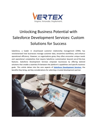 Salesforce Development Services