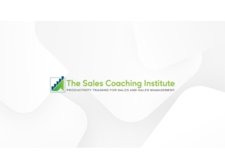 Professional Sales Coaching Training