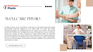 Book Home Visits Physiotherapy in Melbourne - Wellcare Physio