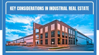 Maximizing Efficiency in Industrial Real Estate