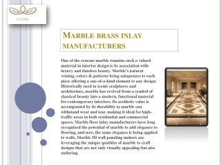 Marble 3D Wall Paneling Manufacturers: Elevating Interior Design through Timeles