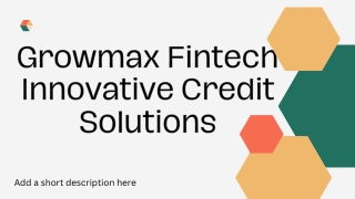 About Growmax fintech