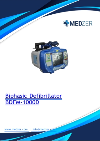 Biphasic Defibrillator BDFM-1000D