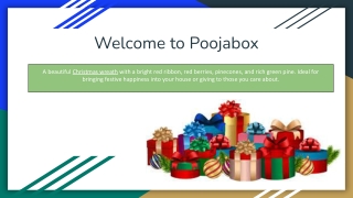 Shop Christmas Wreaths & Garland at Poojabox
