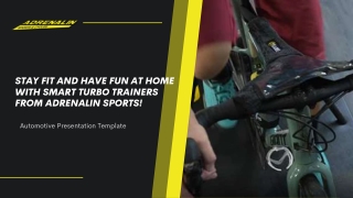 Stay Fit and Have Fun at Home with Smart Turbo Trainers from Adrenalin Sports!