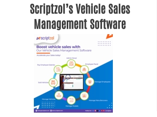 Scriptzol’s Vehicle Sales Management Software