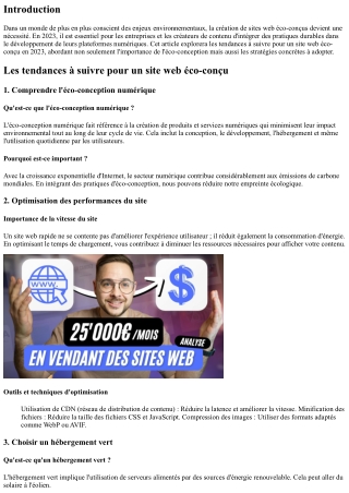 Les tendances à suivre pour un site web éco-conçu en 2023