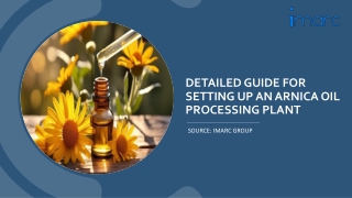 Report on a Arnica Oil Processing Plant