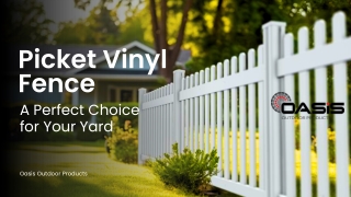 Enhance Your Yard with a Picket Vinyl Fence