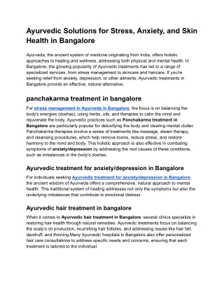 Copy of Ayurvedic Solutions for Stress, Anxiety, and Skin Health in Bangalore.docx