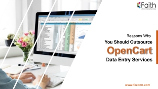 Reasons Why You Should Outsource OpenCart Data Entry Services