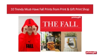 10 Trendy Must-Have Fall Prints from Print & Gift Print Shop