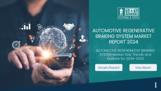 Automotive Regenerative Braking System Market | Trends & Growth 2024