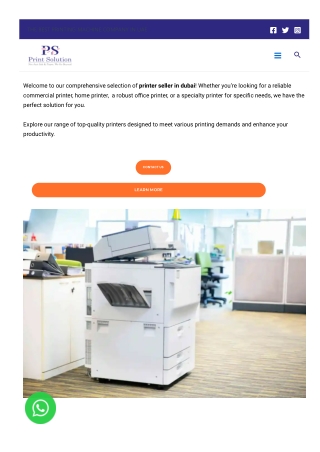 Commercial Printer on Sale in Abu Dhabi – Affordable & High Quality