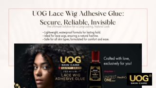 UOG Lace Wig Adhesive Glue: Strong, Invisible Hold for All-Day Confidence