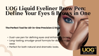 UOG Eye Tattoo Liner: Precision Liquid Eyeliner Pen for Bold Eyes