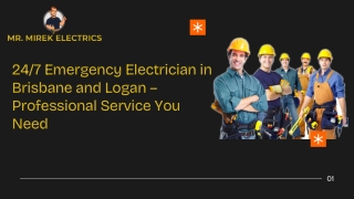 24/7 Emergency Electrician in Brisbane and Logan – Professional Service You Need