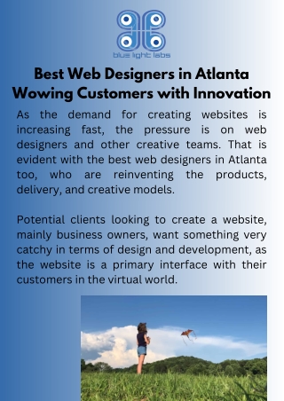 Best Web Designers in Atlanta Wowing Customers with Innovation