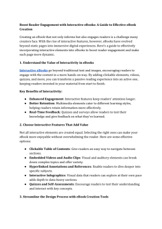 Boost Reader Engagement with Interactive eBooks_ A Guide to Effective eBook Creation