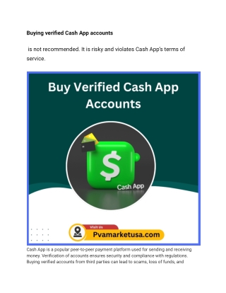 Buy Verified Cash App Accounts