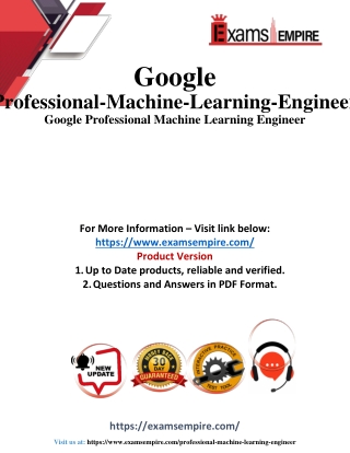 Professional-Machine-Learning-Engineer Questions and Answers pdf dumps