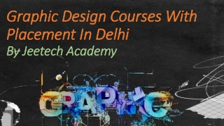 Graphic Design Courses With Placement In Delhi