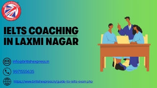 IELTS COACHING IN LAXMI NAGAR