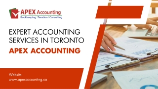 Expert Accounting Services in Toronto – Apex Accounting