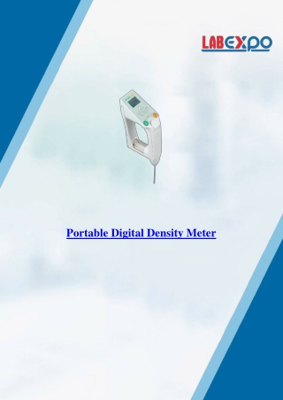 Portable Digital Density Meter 2-DSM100