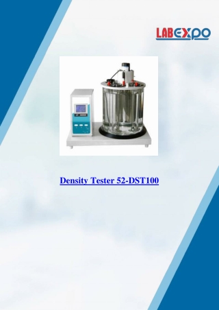 Density Tester 52-DST100