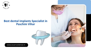 Best dental implants Specialist in Paschim Vihar