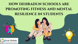How Dehradun Schools Are Promoting Fitness and Mental Resilience in Students