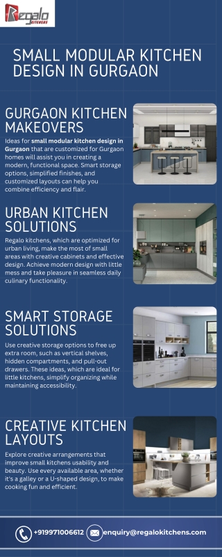 Small Modular Kitchen Design In Gurgaon