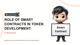 Role of Smart Contracts in Token Development