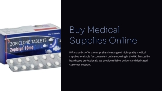 Buy Medical Supplies Online